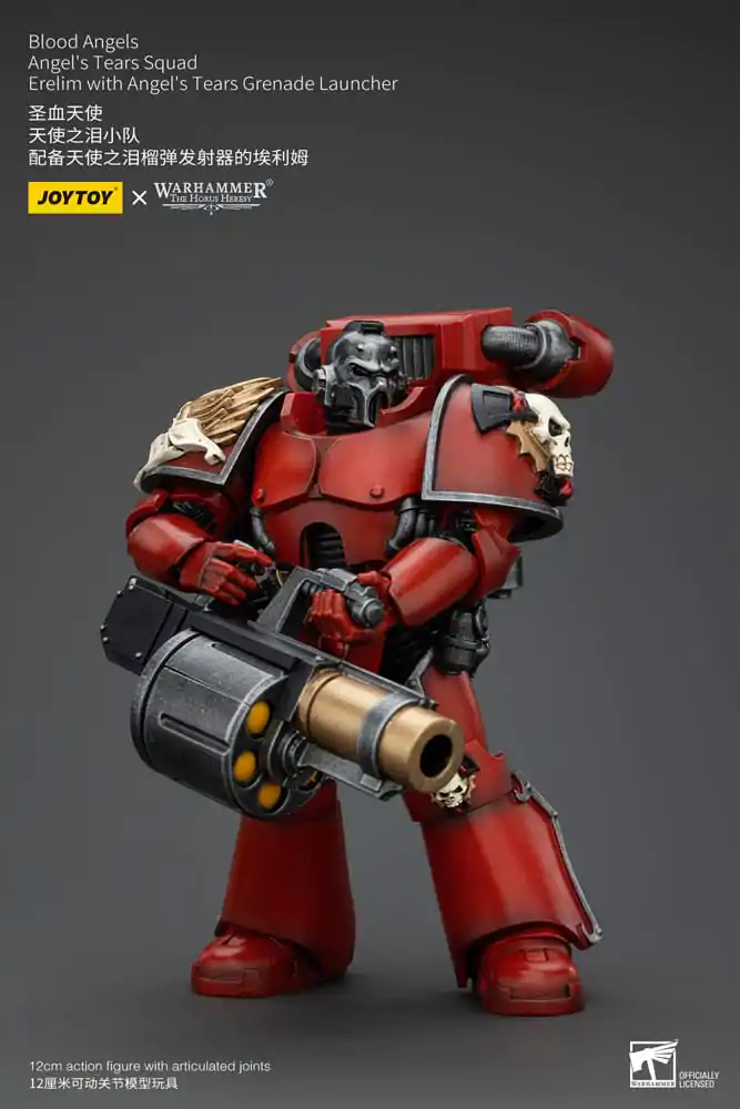 Warhammer The Horus Heresy 1/18 Blood Angels Angel's Tears Squad Erelim with Angel's Tears Grenade Launcher akciófigura 12 cm termékfotó