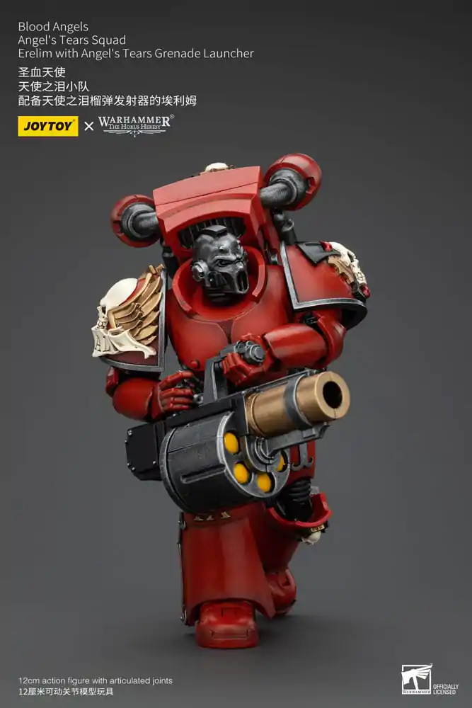 Warhammer The Horus Heresy 1/18 Blood Angels Angel's Tears Squad Erelim with Angel's Tears Grenade Launcher akciófigura 12 cm termékfotó