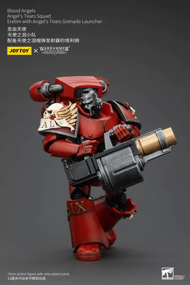 Warhammer The Horus Heresy 1/18 Blood Angels Angel's Tears Squad Erelim with Angel's Tears Grenade Launcher akciófigura 12 cm termékfotó