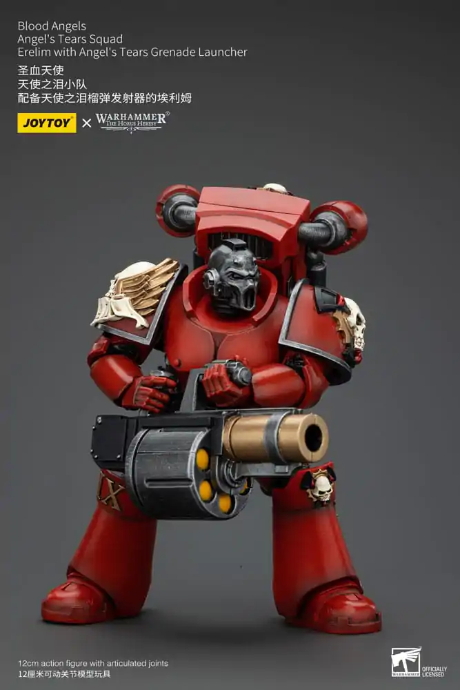 Warhammer The Horus Heresy 1/18 Blood Angels Angel's Tears Squad Erelim with Angel's Tears Grenade Launcher akciófigura 12 cm termékfotó