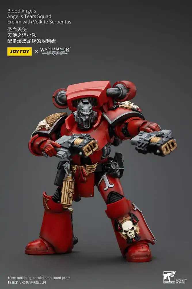 Warhammer The Horus Heresy 1/18 Blood Angels Angel's Tears SquadErelim with Volkite Serpentas akciófigura 12 cm termékfotó