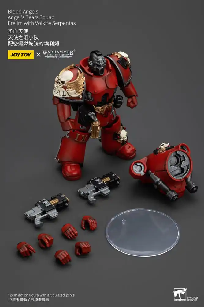 Warhammer The Horus Heresy 1/18 Blood Angels Angel's Tears SquadErelim with Volkite Serpentas akciófigura 12 cm termékfotó