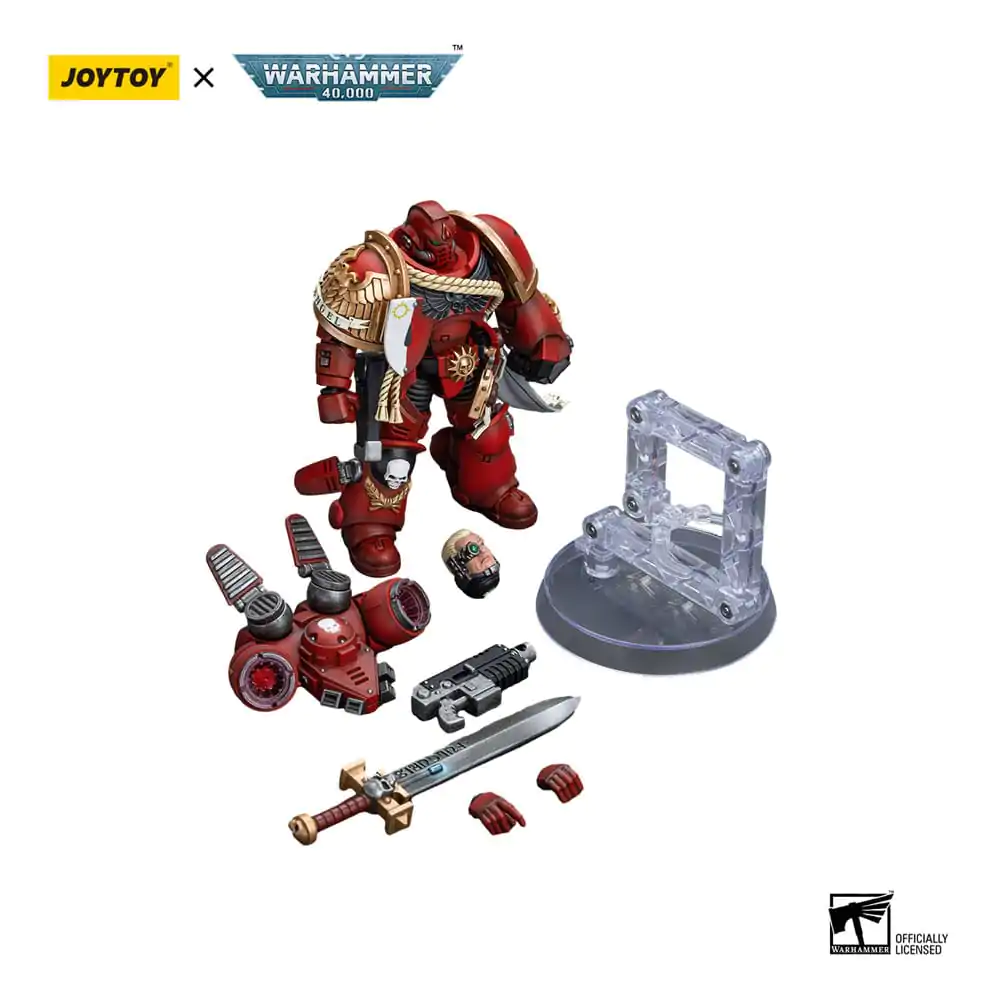 Warhammer The Horus Heresy 1/18 Blood Angels Captain With Jump Pack akciófigura 12 cm termékfotó