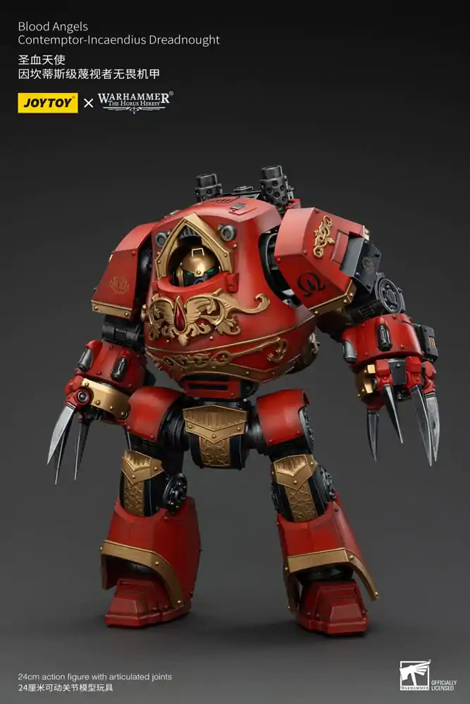 Warhammer The Horus Heresy 1/18 Blood Angels Contemptor-Incaendius Dreadnought akciófigura 24 cm termékfotó