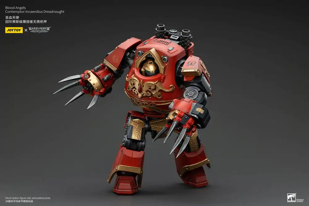 Warhammer The Horus Heresy 1/18 Blood Angels Contemptor-Incaendius Dreadnought akciófigura 24 cm termékfotó