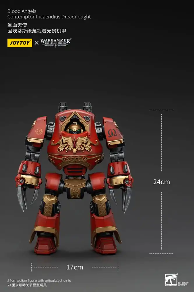 Warhammer The Horus Heresy 1/18 Blood Angels Contemptor-Incaendius Dreadnought akciófigura 24 cm termékfotó