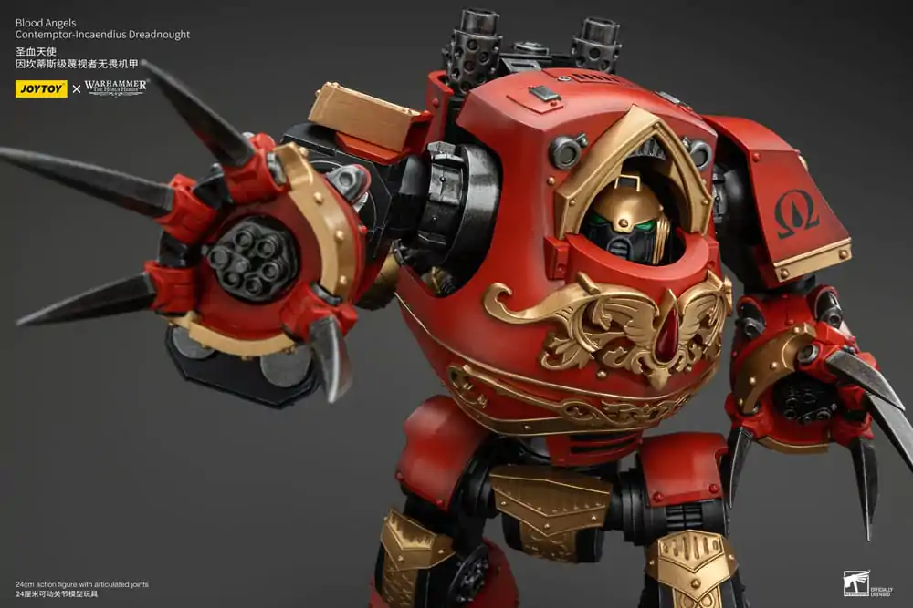 Warhammer The Horus Heresy 1/18 Blood Angels Contemptor-Incaendius Dreadnought akciófigura 24 cm termékfotó