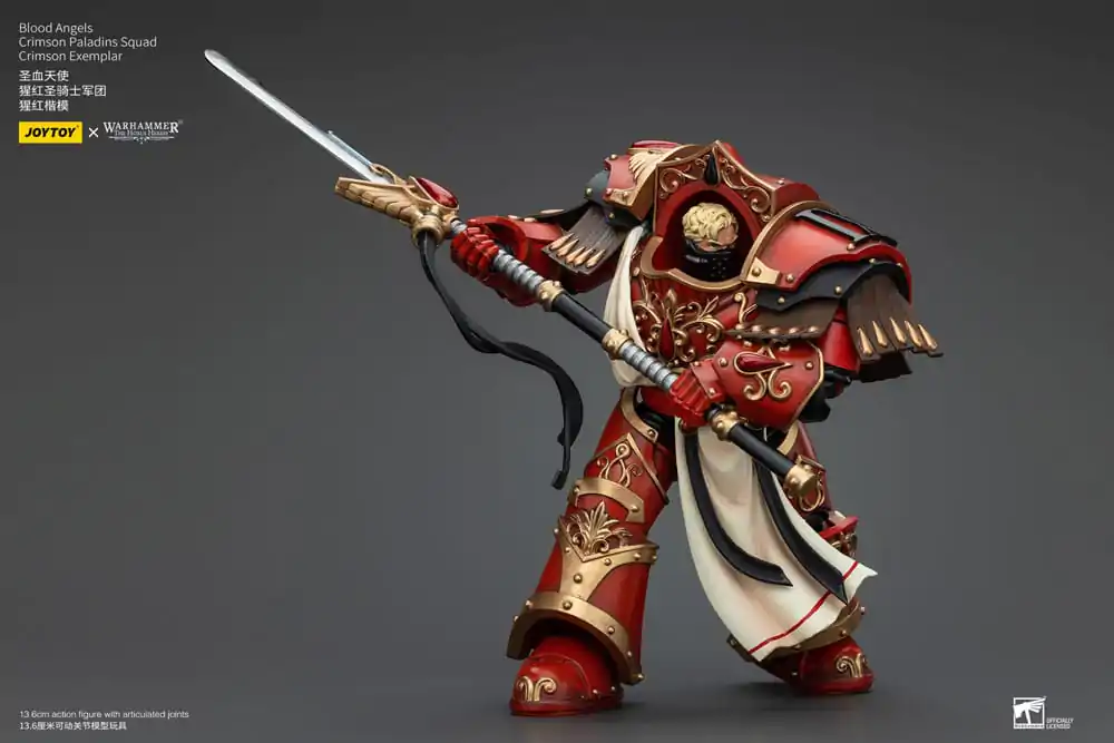 Warhammer The Horus Heresy 1/18 Blood Angels Crimson Paladins Squad Crimson Exemplar akciófigura 14 cm termékfotó