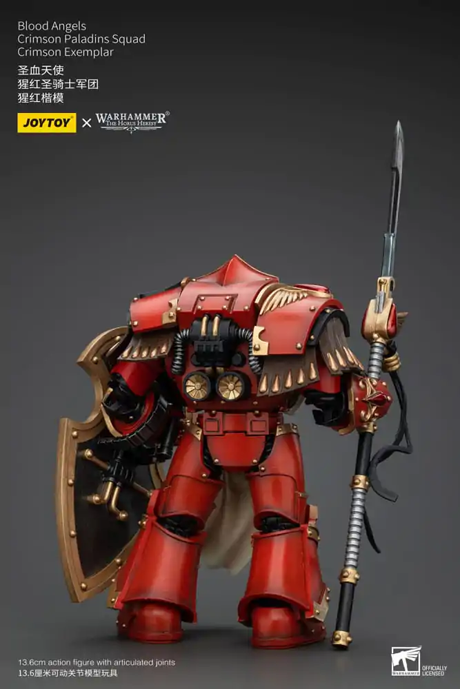 Warhammer The Horus Heresy 1/18 Blood Angels Crimson Paladins Squad Crimson Exemplar akciófigura 14 cm termékfotó