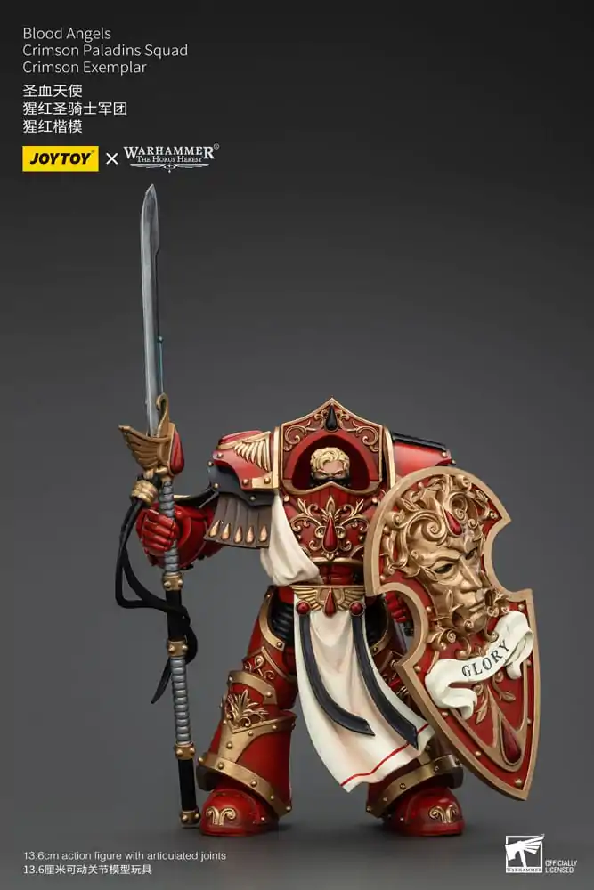 Warhammer The Horus Heresy 1/18 Blood Angels Crimson Paladins Squad Crimson Exemplar akciófigura 14 cm termékfotó