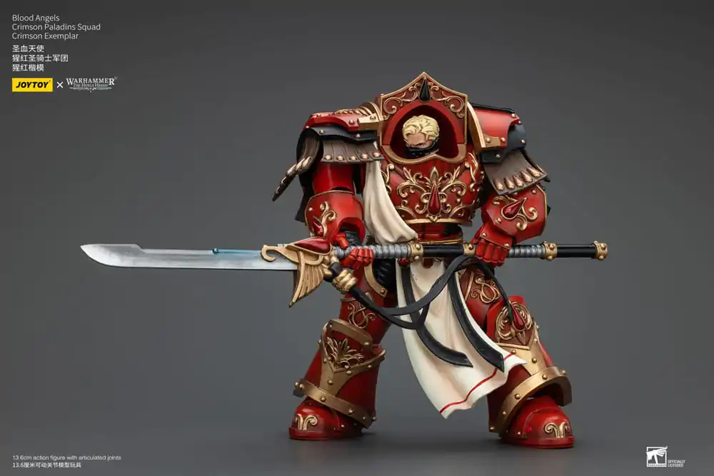 Warhammer The Horus Heresy 1/18 Blood Angels Crimson Paladins Squad Crimson Exemplar akciófigura 14 cm termékfotó