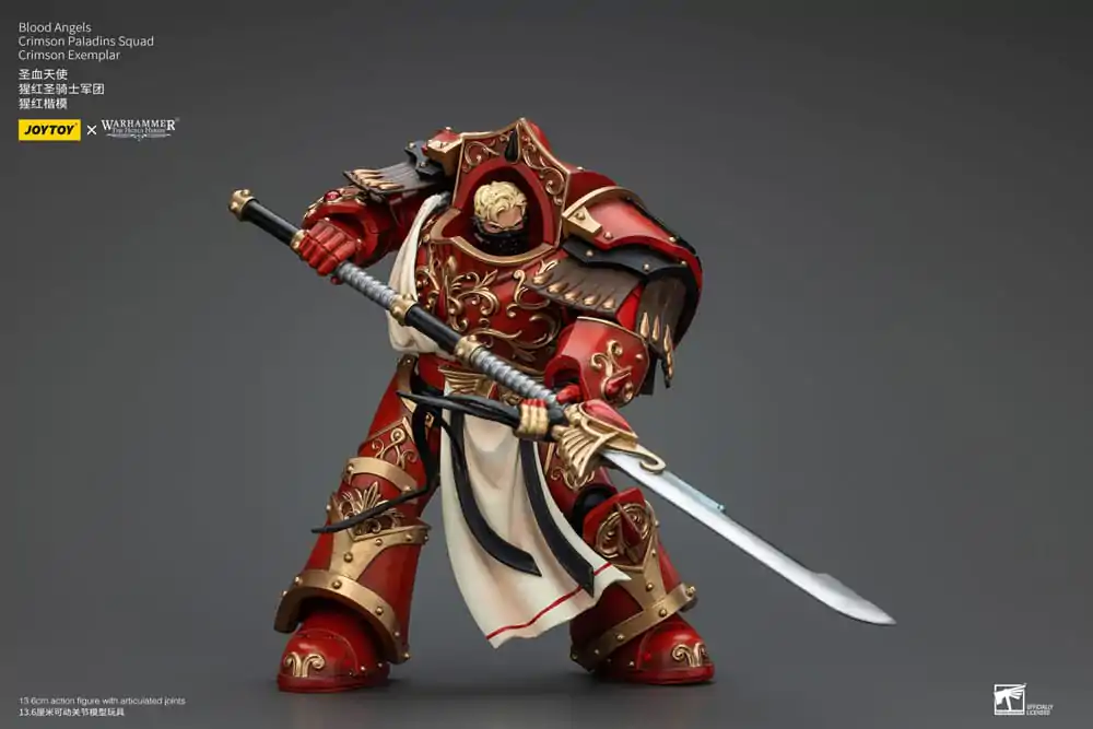 Warhammer The Horus Heresy 1/18 Blood Angels Crimson Paladins Squad Crimson Exemplar akciófigura 14 cm termékfotó