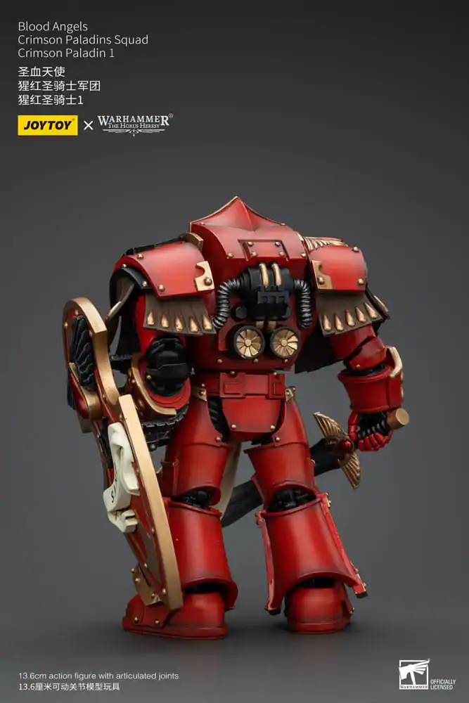 Warhammer The Horus Heresy 1/18 Blood Angels Crimson Paladins Squad Crimson Paladin 1 akciófigura 14 cm termékfotó