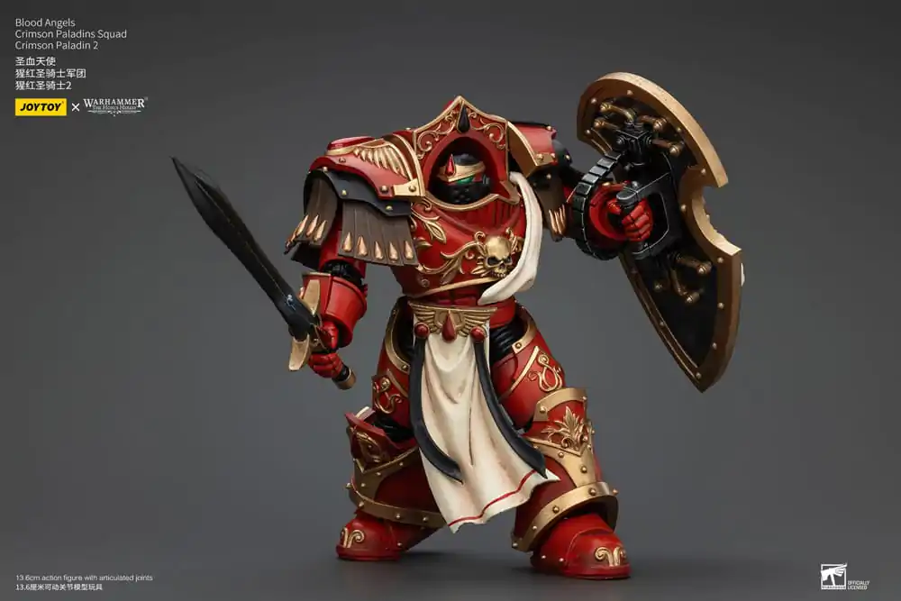 Warhammer The Horus Heresy 1/18 Blood Angels Crimson Paladins Squad Crimson Paladin 2 akciófigura 14 cm termékfotó