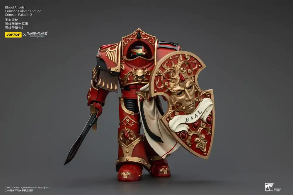 Warhammer The Horus Heresy 1/18 Blood Angels Crimson Paladins Squad Crimson Paladin 2 akciófigura 14 cm termékfotó