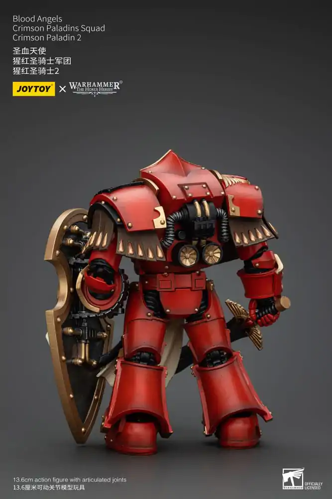 Warhammer The Horus Heresy 1/18 Blood Angels Crimson Paladins Squad Crimson Paladin 2 akciófigura 14 cm termékfotó