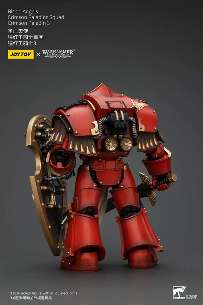 Warhammer The Horus Heresy 1/18 Blood Angels Crimson Paladins Squad Crimson Paladin 3 akciófigura 14 cm termékfotó