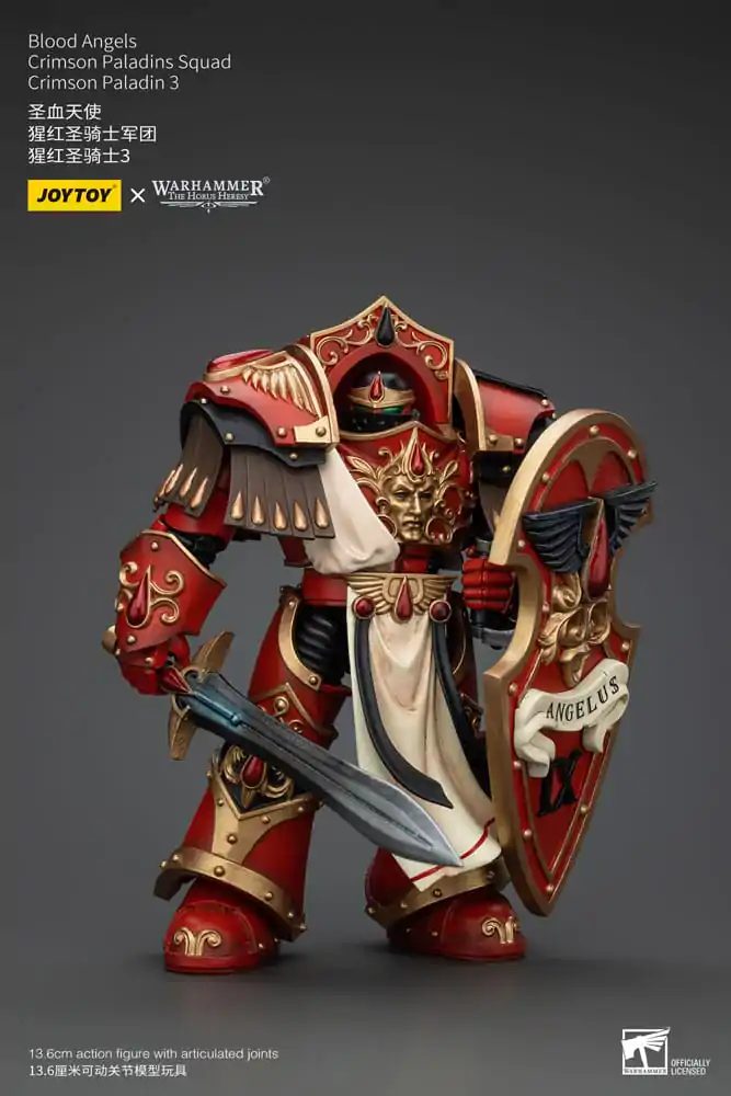 Warhammer The Horus Heresy 1/18 Blood Angels Crimson Paladins Squad Crimson Paladin 3 akciófigura 14 cm termékfotó