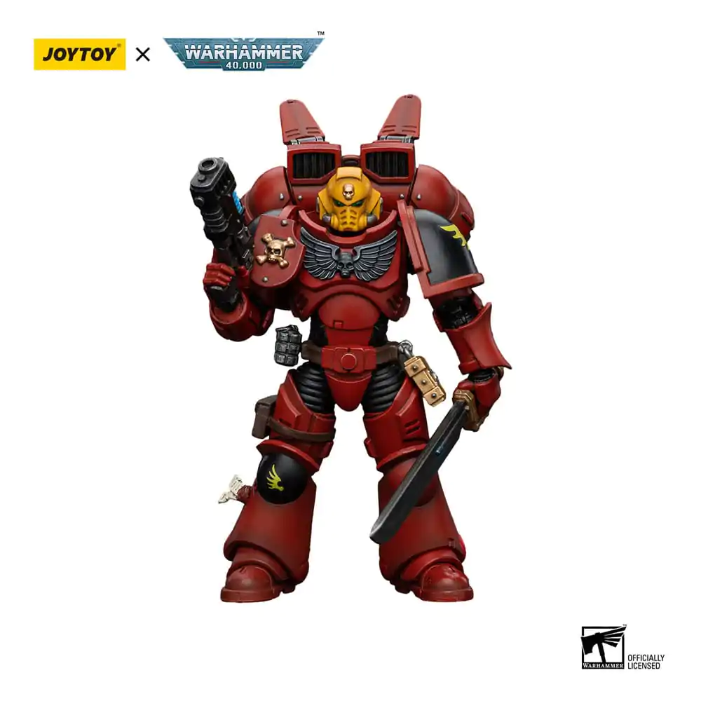 Warhammer The Horus Heresy 1/18 Blood Angels Jump Pack Intercessors Sergeant With Plasma Pistol akciófigura 12 cm termékfotó