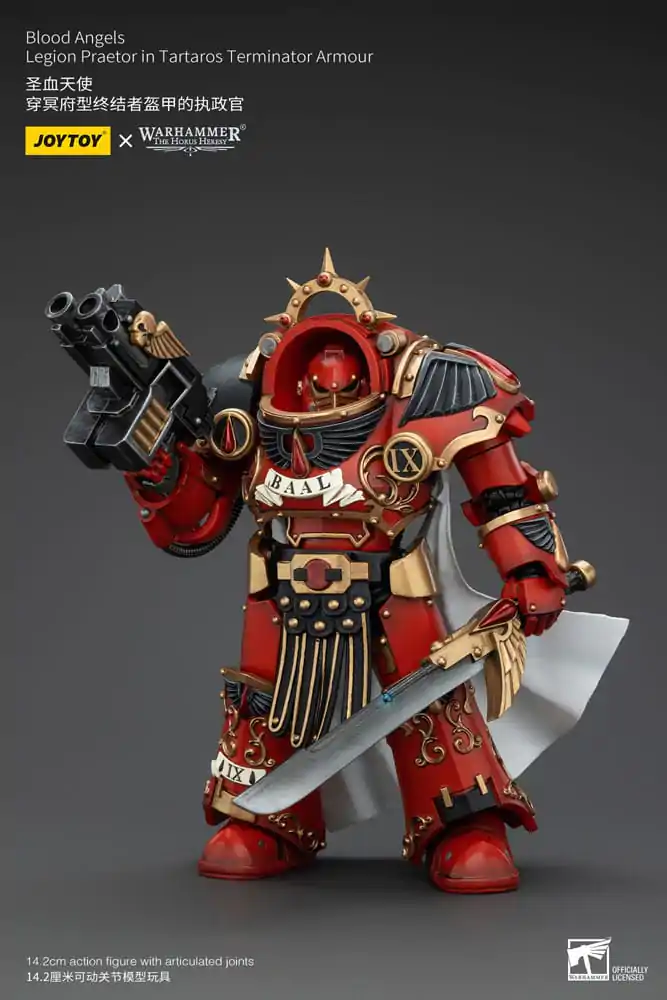 Warhammer The Horus Heresy 1/18 Blood Angels Legion Praetor in Tartaros Terminator Armour akciófigura 14 cm termékfotó