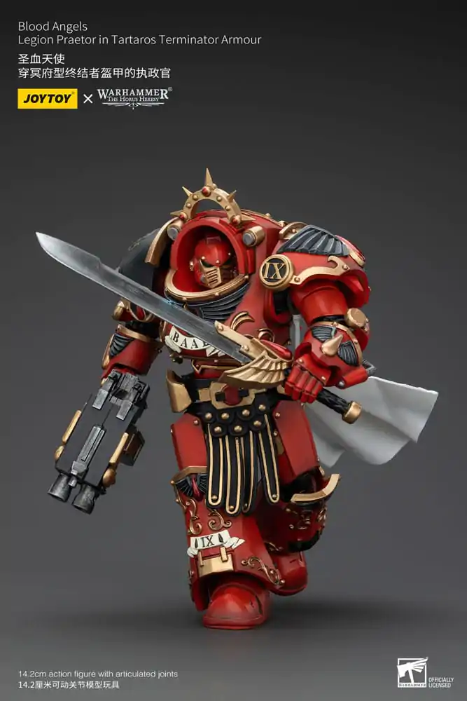 Warhammer The Horus Heresy 1/18 Blood Angels Legion Praetor in Tartaros Terminator Armour akciófigura 14 cm termékfotó