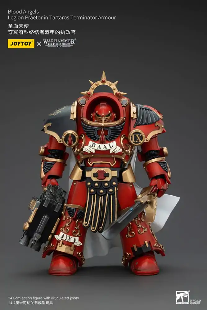 Warhammer The Horus Heresy 1/18 Blood Angels Legion Praetor in Tartaros Terminator Armour akciófigura 14 cm termékfotó