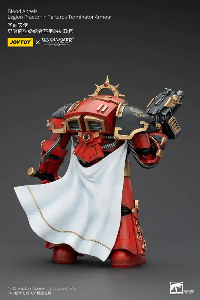 Warhammer The Horus Heresy 1/18 Blood Angels Legion Praetor in Tartaros Terminator Armour akciófigura 14 cm termékfotó