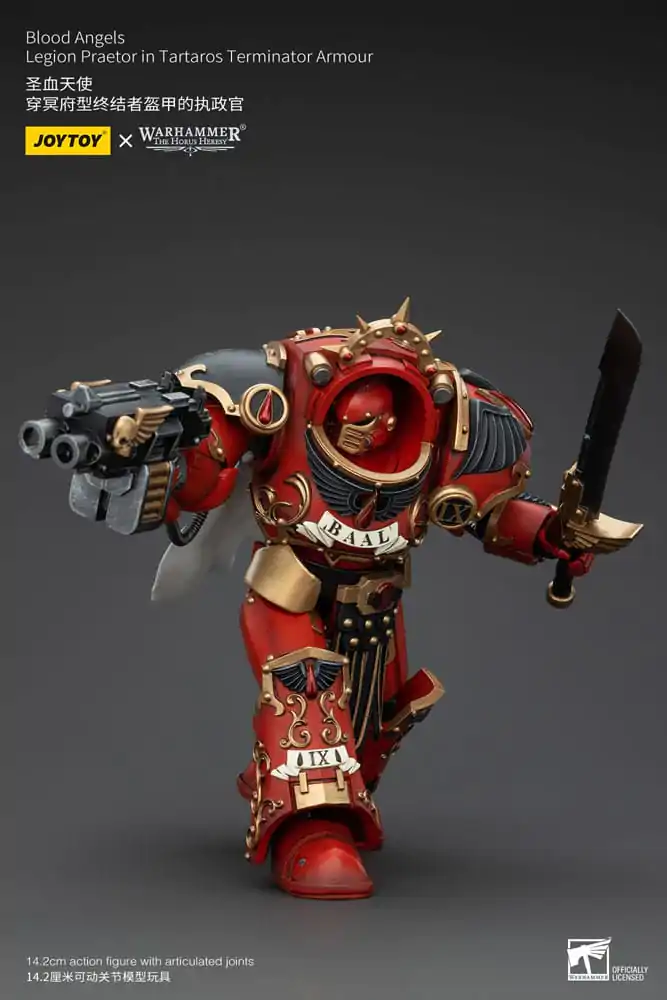 Warhammer The Horus Heresy 1/18 Blood Angels Legion Praetor in Tartaros Terminator Armour akciófigura 14 cm termékfotó