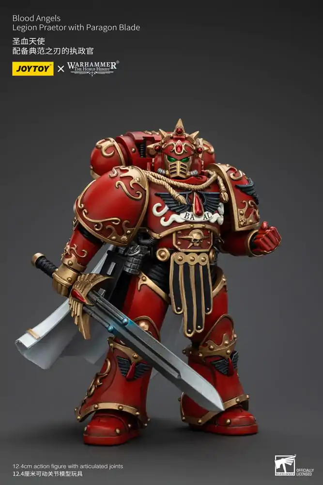 Warhammer The Horus Heresy 1/18 Blood Angels Legion Praetor with Paragon Blade akciófigura 13 cm termékfotó