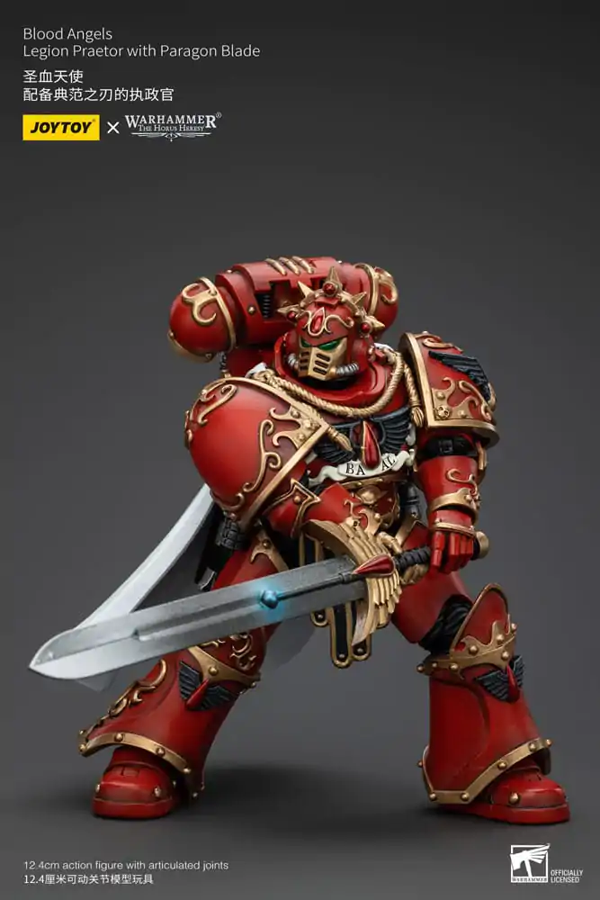 Warhammer The Horus Heresy 1/18 Blood Angels Legion Praetor with Paragon Blade akciófigura 13 cm termékfotó