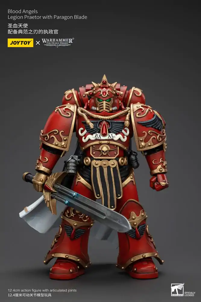 Warhammer The Horus Heresy 1/18 Blood Angels Legion Praetor with Paragon Blade akciófigura 13 cm termékfotó