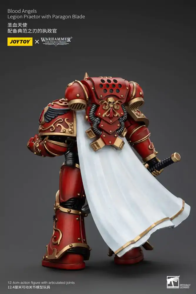 Warhammer The Horus Heresy 1/18 Blood Angels Legion Praetor with Paragon Blade akciófigura 13 cm termékfotó