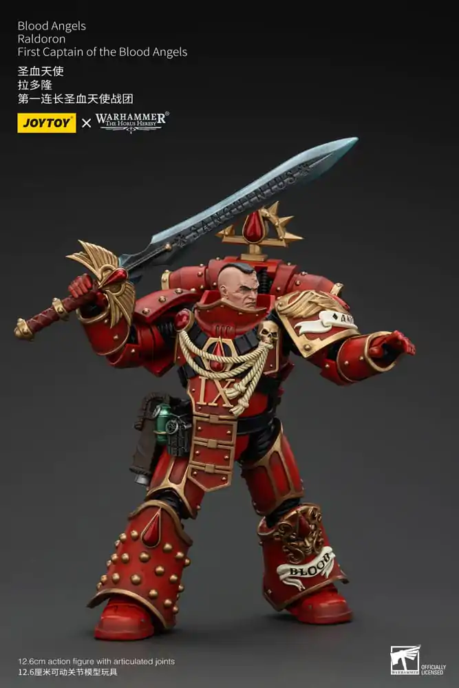 Warhammer The Horus Heresy 1/18 Blood Angels Raldoron First Captain of the Blood Angels akciófigura 13 cm termékfotó