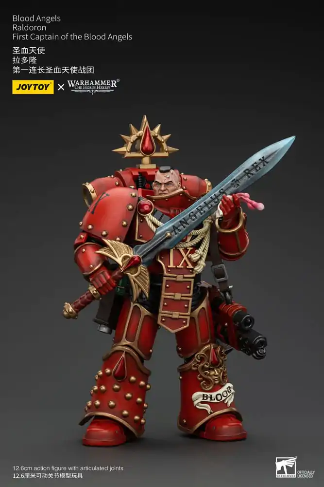 Warhammer The Horus Heresy 1/18 Blood Angels Raldoron First Captain of the Blood Angels akciófigura 13 cm termékfotó