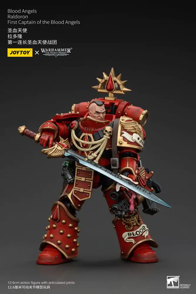 Warhammer The Horus Heresy 1/18 Blood Angels Raldoron First Captain of the Blood Angels akciófigura 13 cm termékfotó