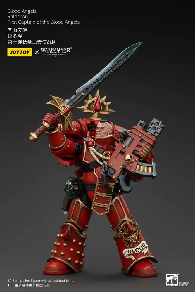 Warhammer The Horus Heresy 1/18 Blood Angels Raldoron First Captain of the Blood Angels akciófigura 13 cm termékfotó