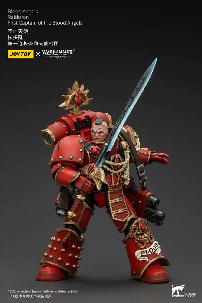 Warhammer The Horus Heresy 1/18 Blood Angels Raldoron First Captain of the Blood Angels akciófigura 13 cm termékfotó