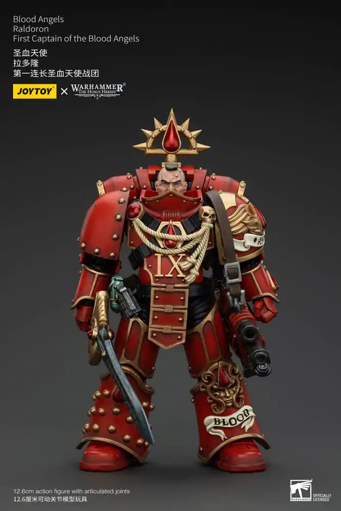 Warhammer The Horus Heresy 1/18 Blood Angels Raldoron First Captain of the Blood Angels akciófigura 13 cm termékfotó