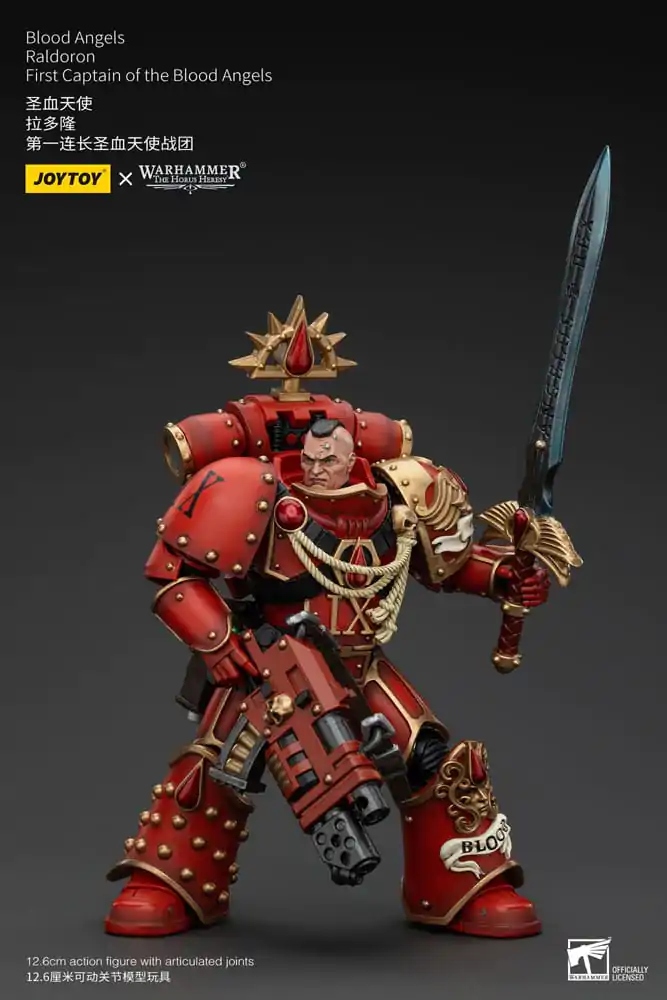 Warhammer The Horus Heresy 1/18 Blood Angels Raldoron First Captain of the Blood Angels akciófigura 13 cm termékfotó