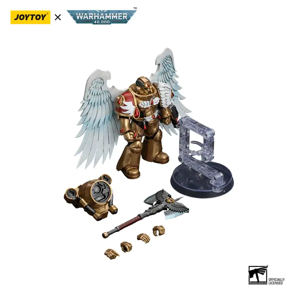 Warhammer The Horus Heresy 1/18 Blood Angels Sanguinary Guard with Encarmine Axe akciófigura 12 cm termékfotó