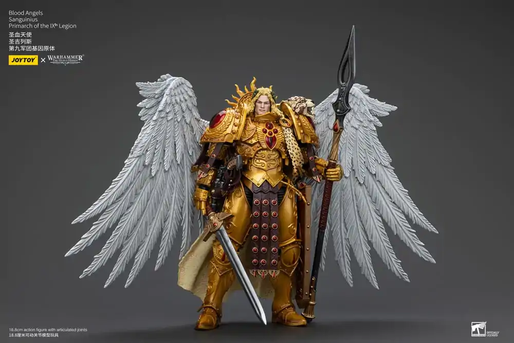 Warhammer The Horus Heresy 1/18 Blood Angels Sanguinius Primarch of the IXth Legion akciófigura 19 cm termékfotó