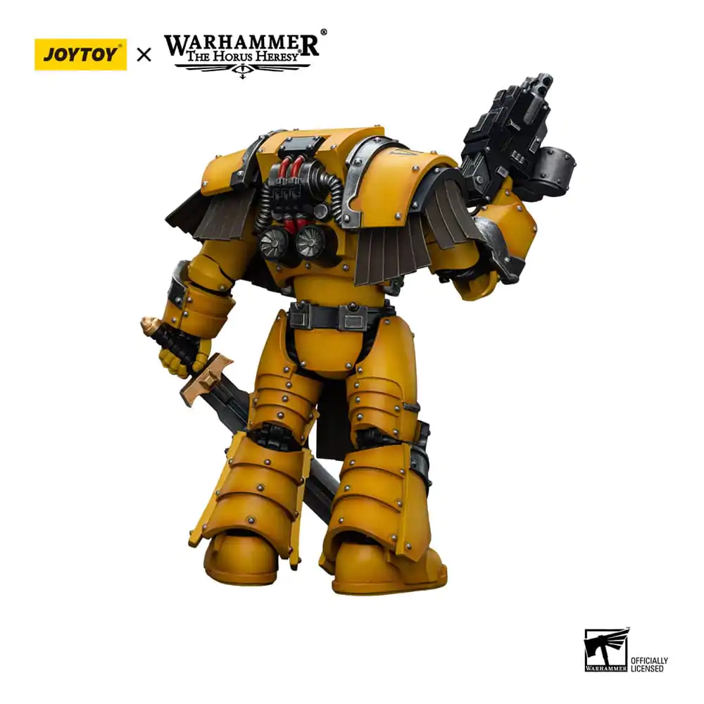 Warhammer The Horus Heresy Action Figure 1/18 Imperial Fists Legion Cataphractii Terminator Squad Legion Cataphractii Sergeant with Power Sword 12 cm termékfotó