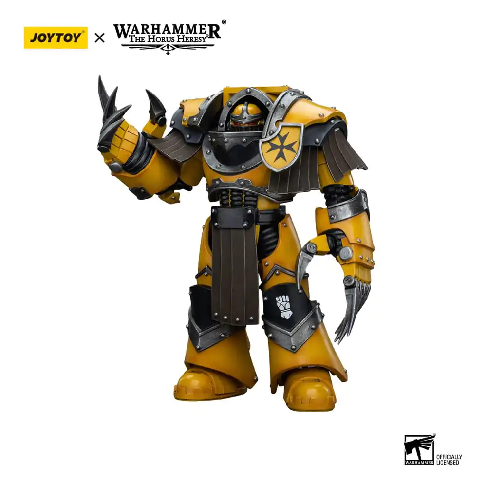 Warhammer The Horus Heresy Actionfigur 1/18 Imperial Fists Legion Cataphractii Terminator Squad Legion Cataphractii with Lightning Claws 12 cm termékfotó