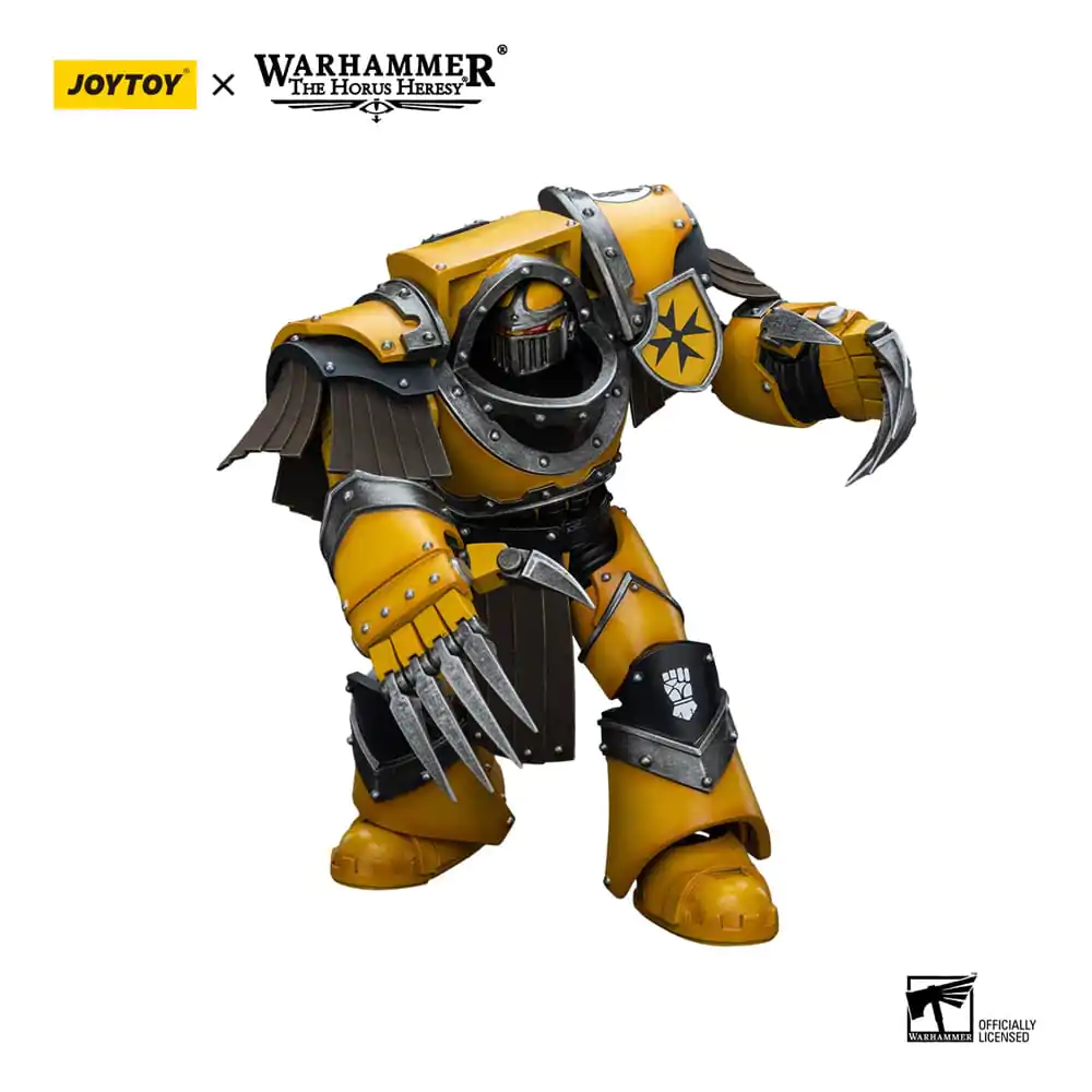 Warhammer The Horus Heresy Actionfigur 1/18 Imperial Fists Legion Cataphractii Terminator Squad Legion Cataphractii with Lightning Claws 12 cm termékfotó