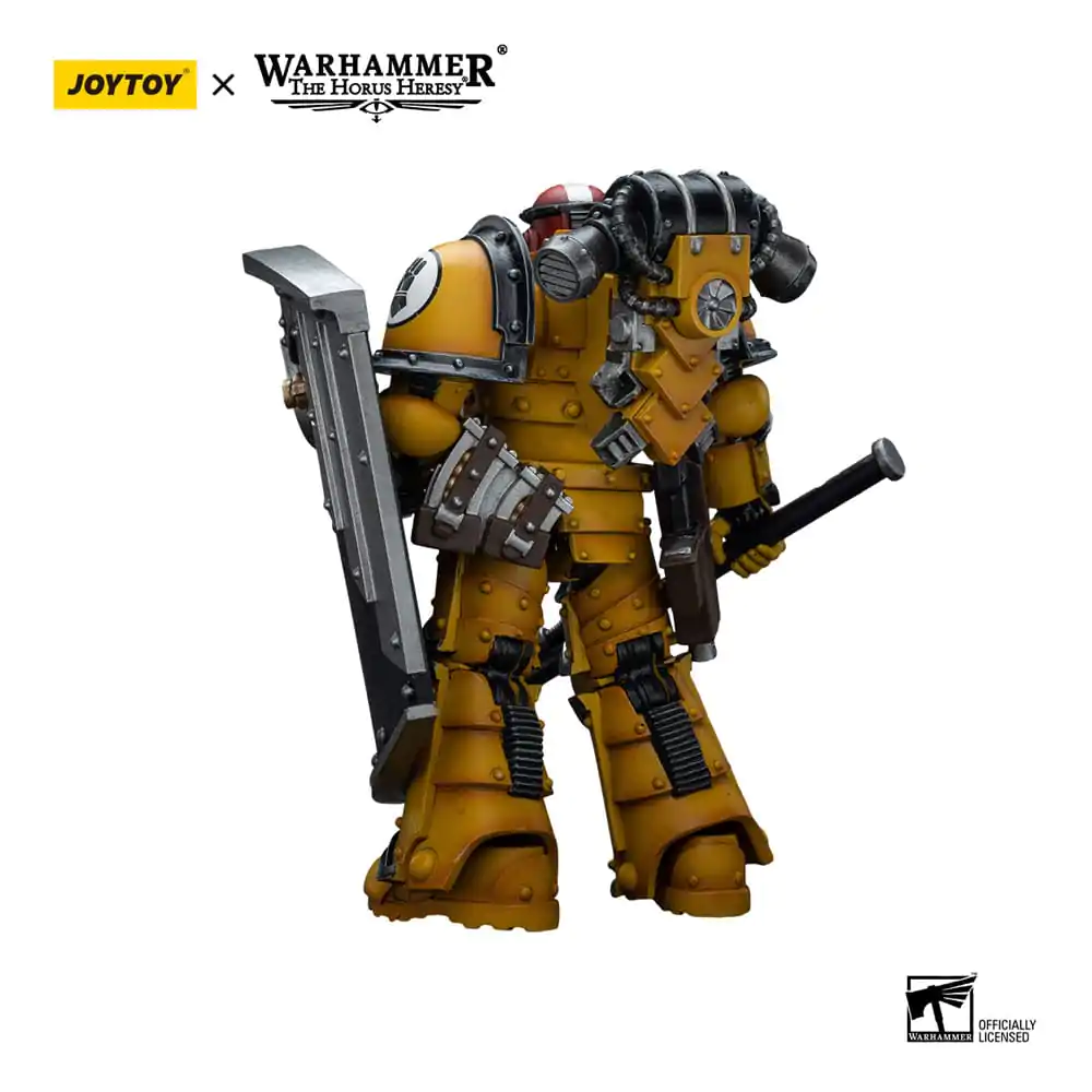 Warhammer The Horus Heresy 1/18 Imperial Fists Legion MkIII Breacher Squad Sergeant with Thunder Hammer akciófigura 12 cm termékfotó
