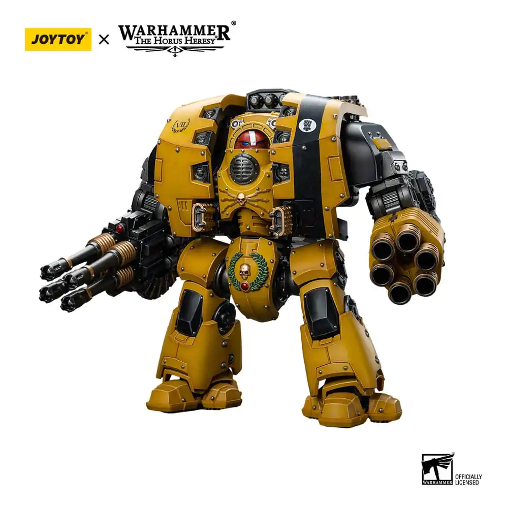 Warhammer The Horus Heresy 1/18 Imperial Fists Leviathan Dreadnought with Cyclonic Melta Lance and Storm Cannon akciófigura 12 cm termékfotó