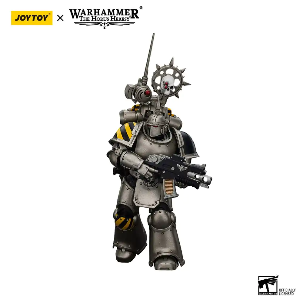 Warhammer The Horus Heresy 1/18 Iron Warriors MKlIl Tactical Legionary with Nuncio-vox akciófigura 12 cm termékfotó