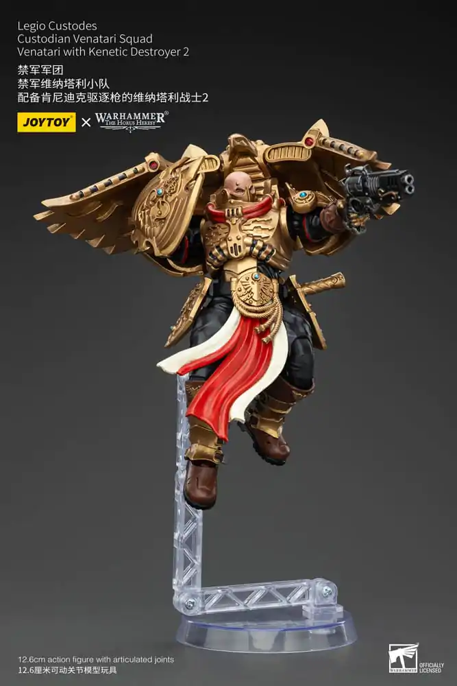 Warhammer The Horus Heresy 1/18 Legio Custodes Custodian Venatari Squad Venatari with Kenetic Destroyer 2 akciófigura 13 cm termékfotó