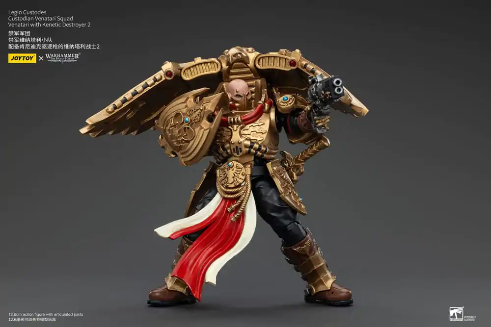 Warhammer The Horus Heresy 1/18 Legio Custodes Custodian Venatari Squad Venatari with Kenetic Destroyer 2 akciófigura 13 cm termékfotó