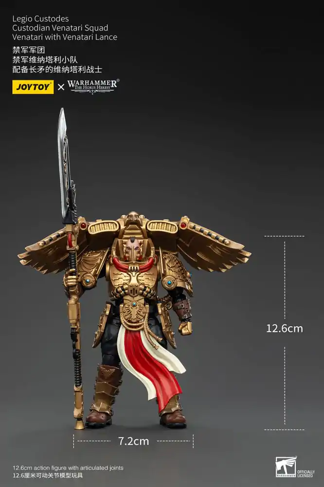 Warhammer The Horus Heresy 1/18 Legio Custodes Custodian Venatari Squad Venatari with Venatari Lance akciófigura 13 cm termékfotó